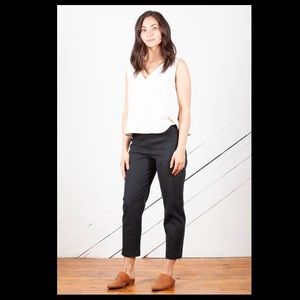 Only Child Solana slim leg pants, black twill, 10P